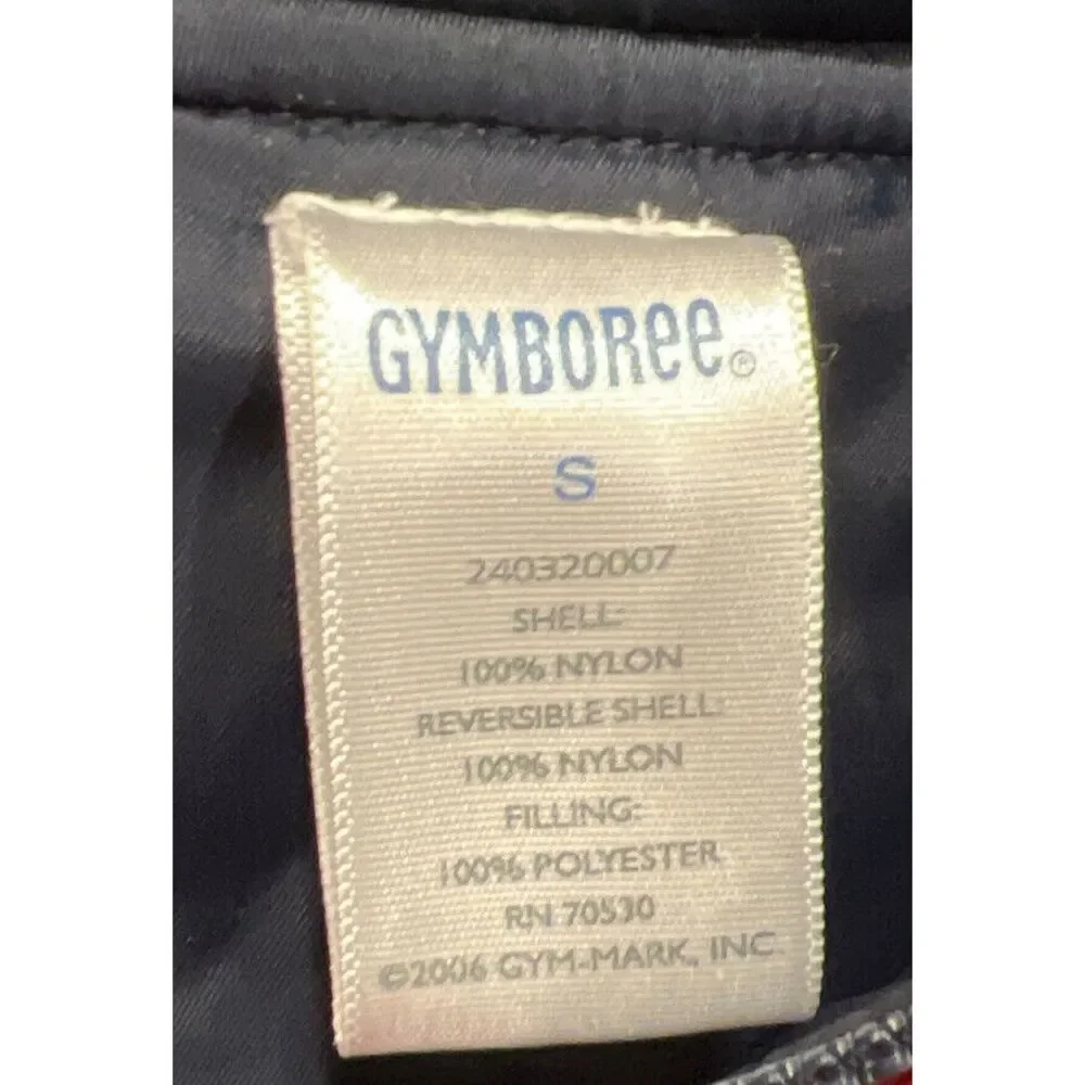 Gymboree Kids Boy's Nylon Puffer‎ Vest Full Zip Red Size Small